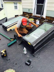 Skylight installation in Melrose, MA