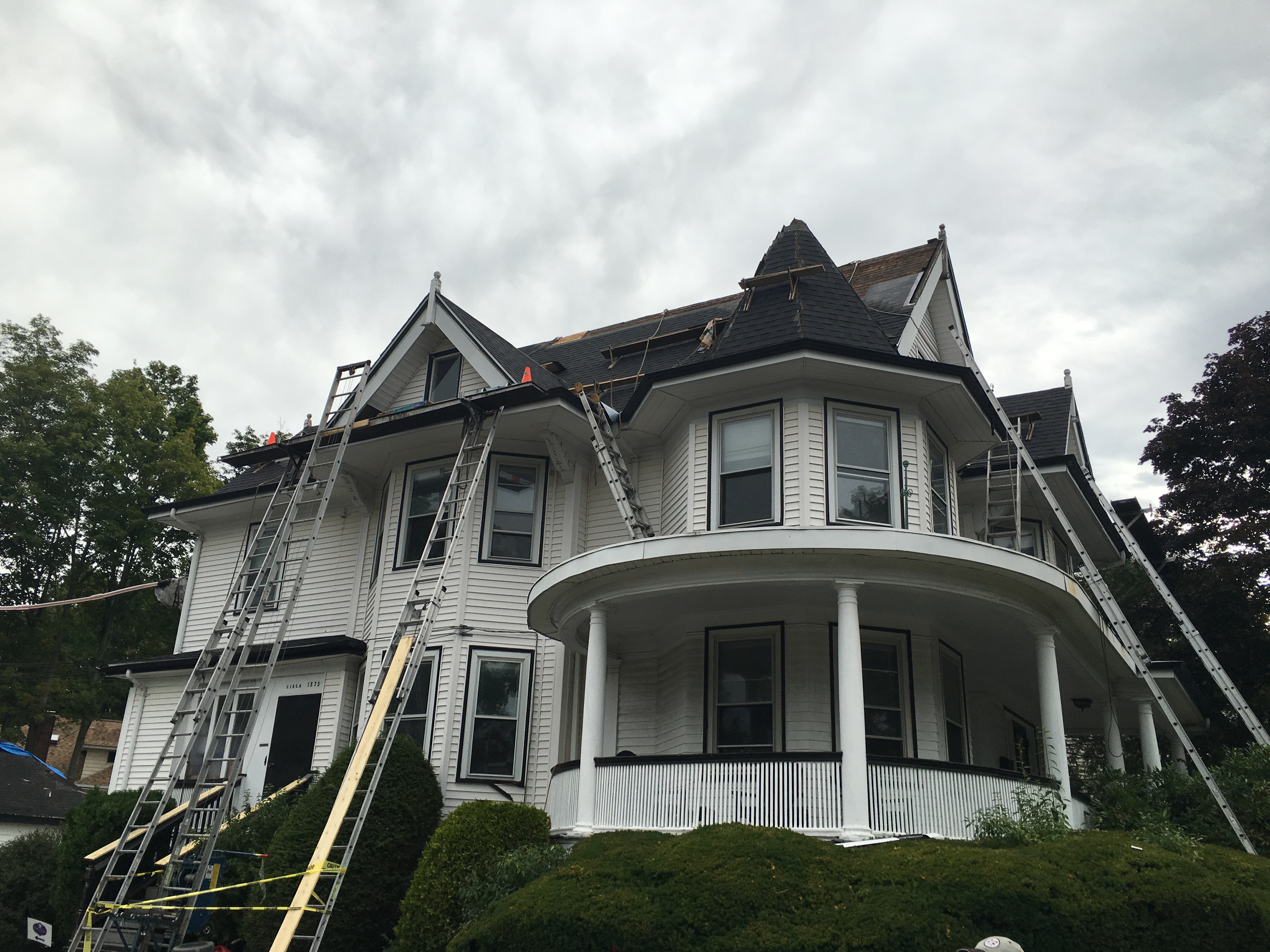 roofing project in stoneham, ma