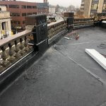 Finished flat roof in downtown Malden, MA